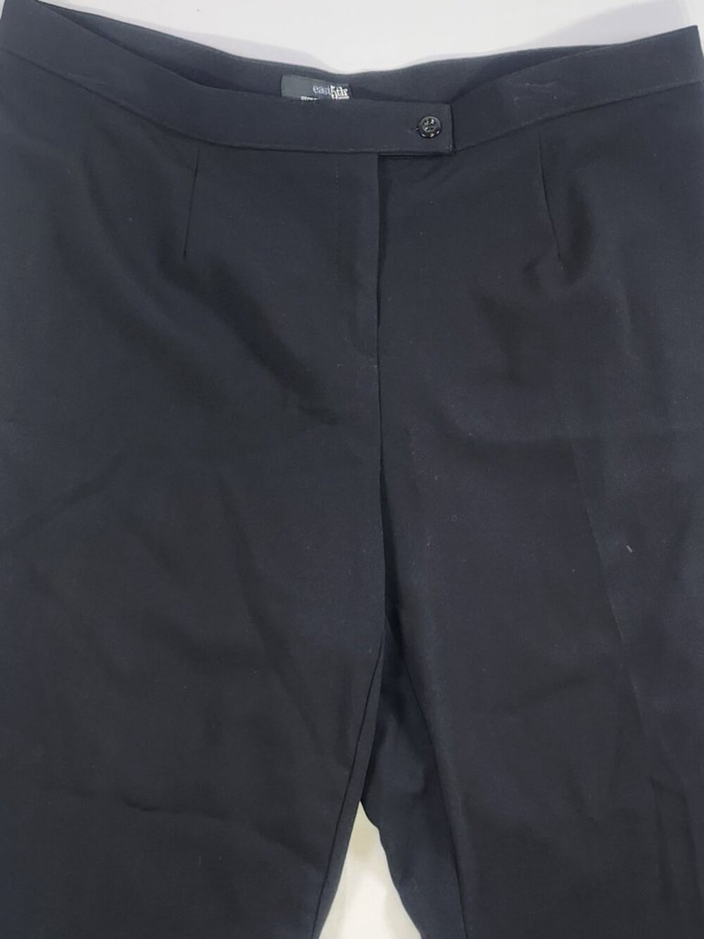 East 5th Secretly Slender Tummy Control Black Pleated Dress Pants Trousers 16WP - Picture 2 of 8